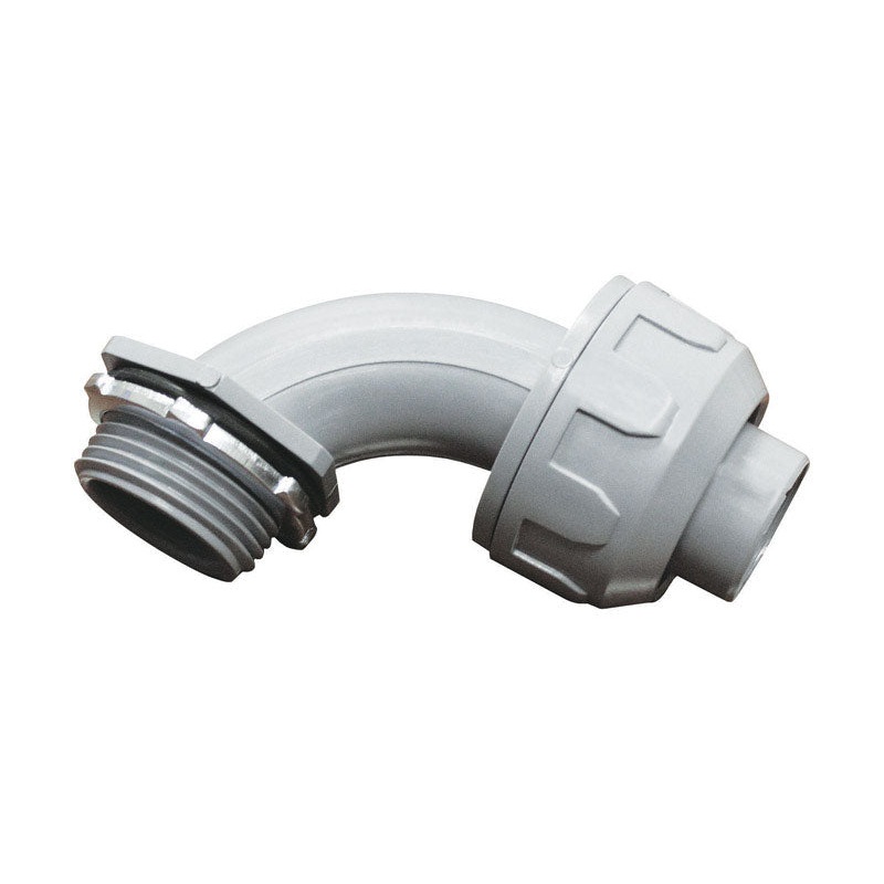 Sigma Electric 1/2 in. Dia. Plastic 90 Degree Connector Liquid Tight 1 pk