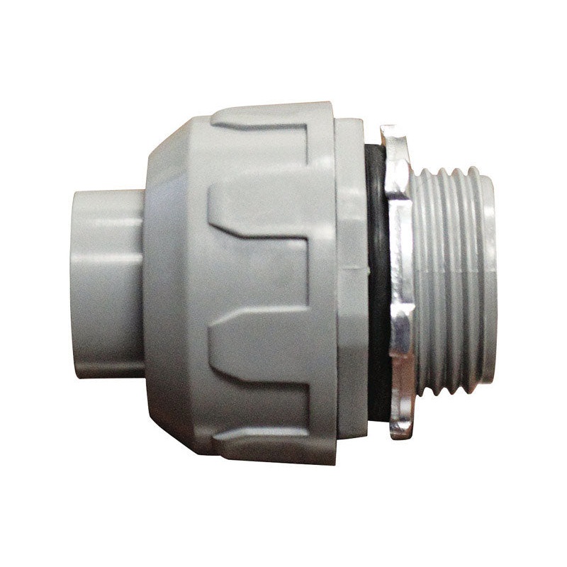Sigma Electric 1/2 in. Dia. Plastic Straight Connector Liquid Tight 1 pk
