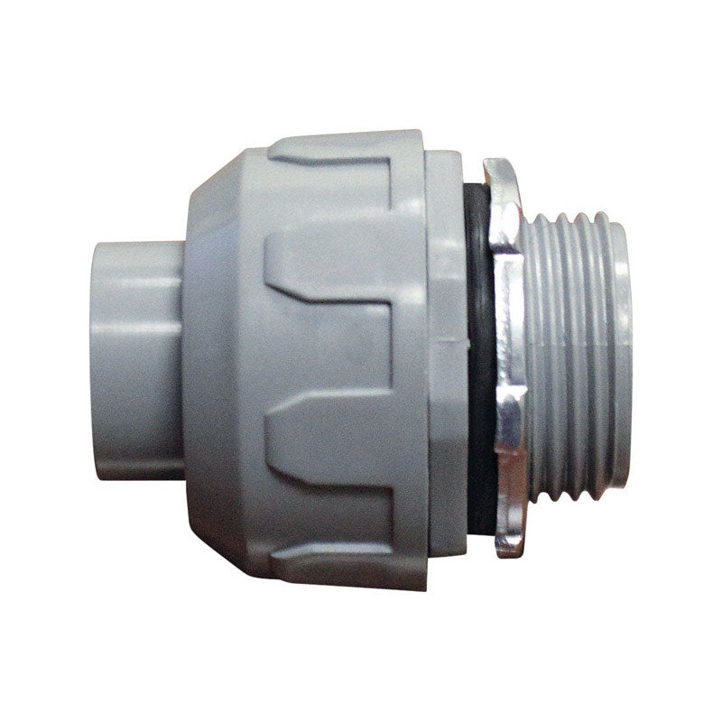 Sigma Electric 3/4 in. Dia. Plastic Straight Connector Liquid Tight 1 pk