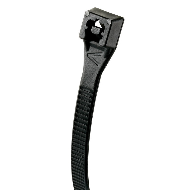 Gardner Bender DoubleLock 8 in. L Black Cable Tie 15 pk