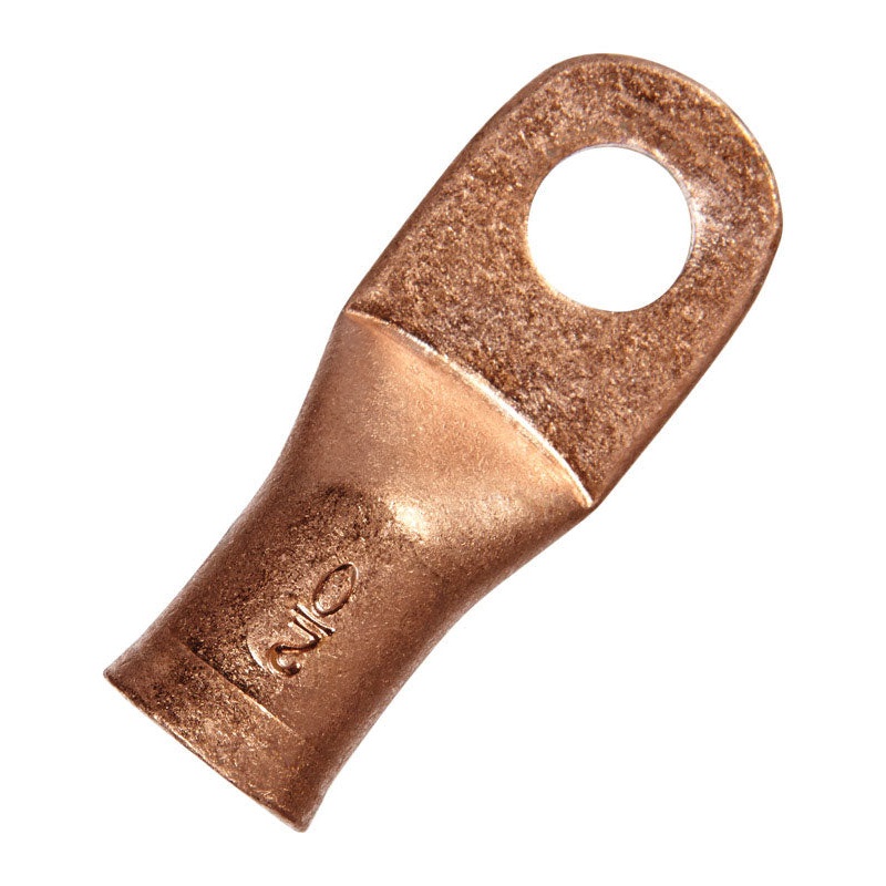Jandorf Commercial Electrical Lug Uninsulated 2/0 AWG 3/8 in. Copper 1 pk