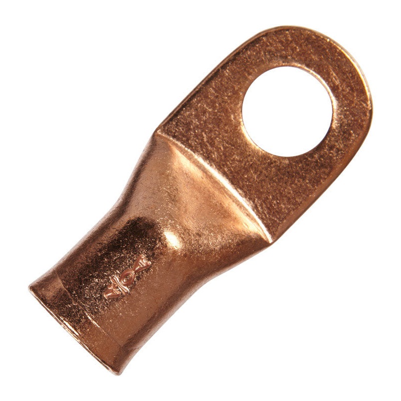 Jandorf Commercial Electrical Lug Uninsulated 4/0 AWG 1/2 in. Copper 1 pk