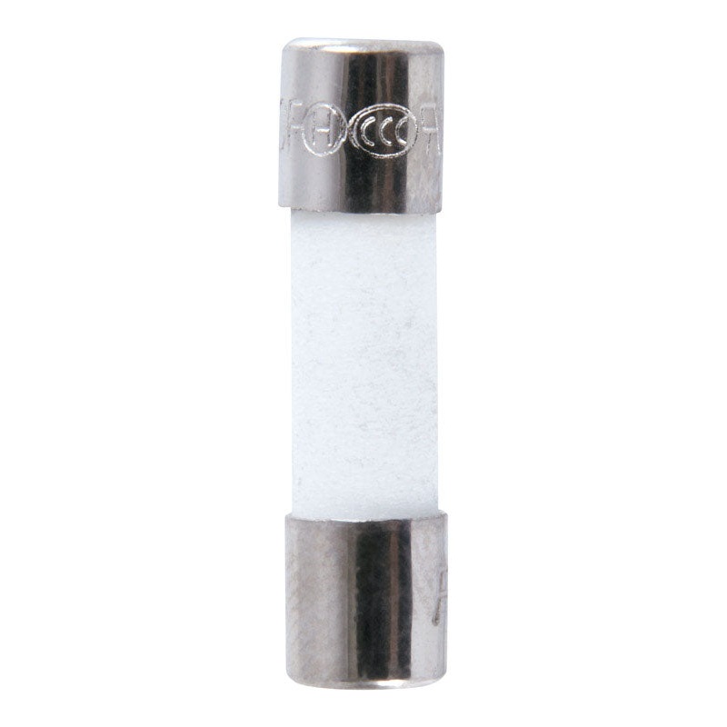 Jandorf Fast Acting Ceramic Fuse 4 amps 250 volts 5 mm Dia. x 20 mm L 2 pk For Max protection