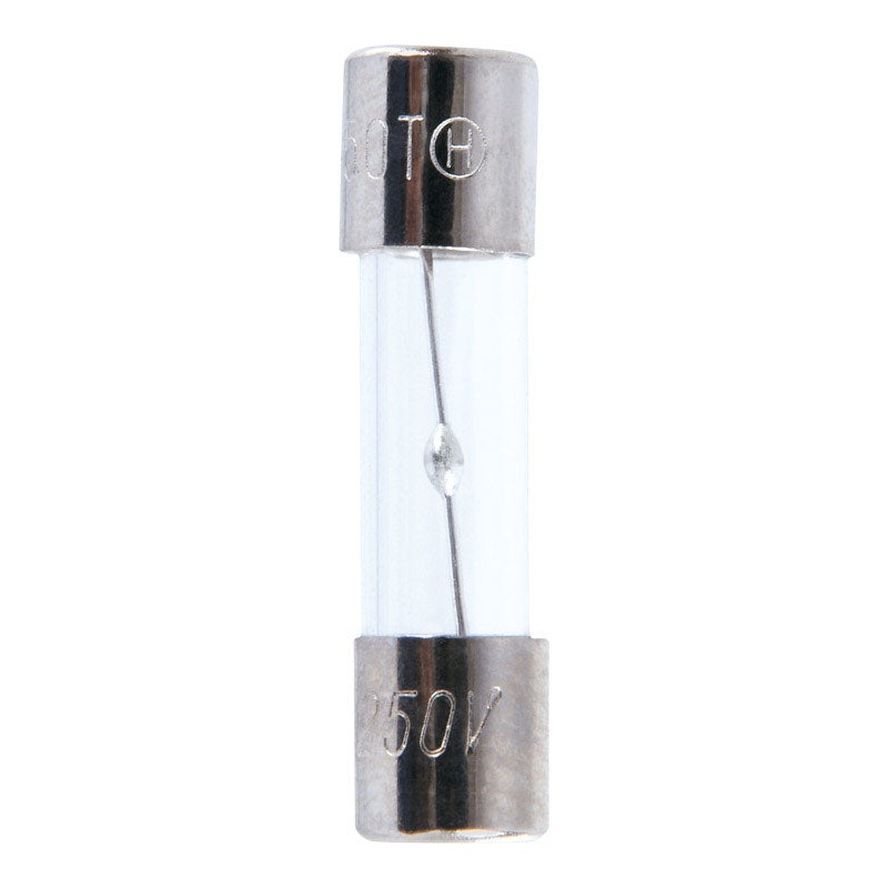 Jandorf Fast Acting Glass Fuse 10 amps 250 volts 5 mm Dia. x 20 mm L 2 pk For Max protection