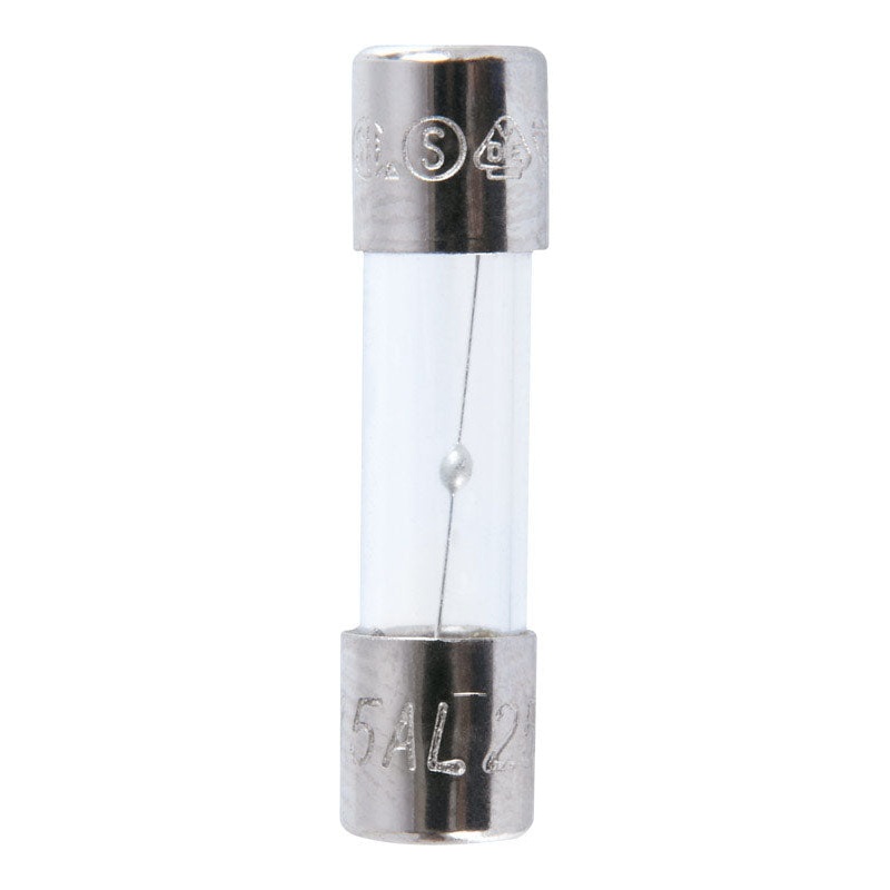 Jandorf Fast Acting Glass Fuse 3.15 amps 250 volts 5 mm Dia. x 20 mm L 2 pk For Max protection