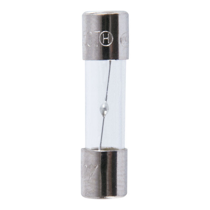 Jandorf Fast Acting Glass Fuse 8 amps 250 volts 5 mm Dia. x 20 mm L 2 pk For Max protection