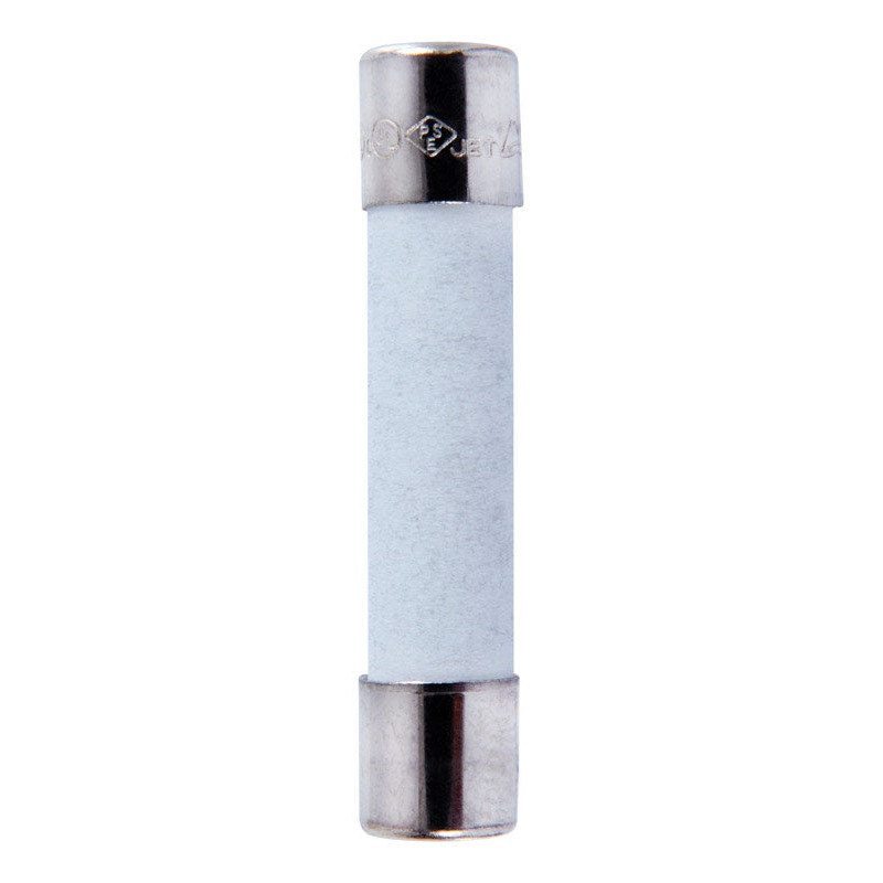 Jandorf Time Delay Ceramic Fuse 12 amps 250 volts 1/4 in. Dia. x 1-1/4 in. L 2 pk For Overload abs