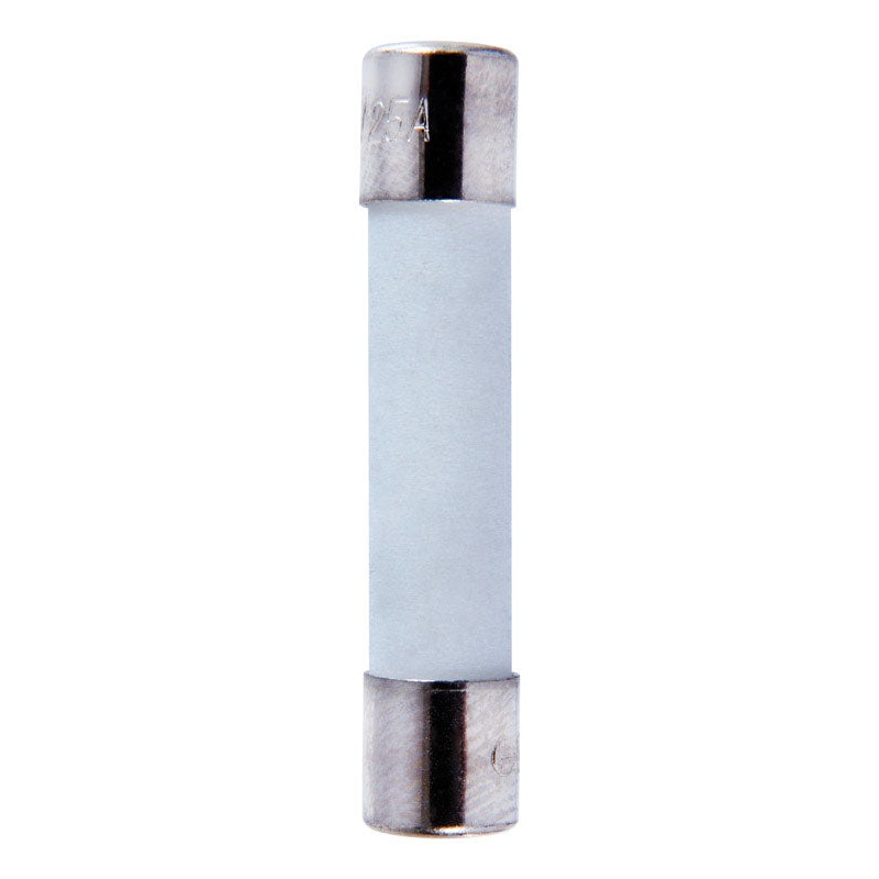 Jandorf Time Delay Ceramic Fuse 25 amps 125 volts 1/4 in. Dia. x 1-1/4 in. L 2 pk For Overload abs