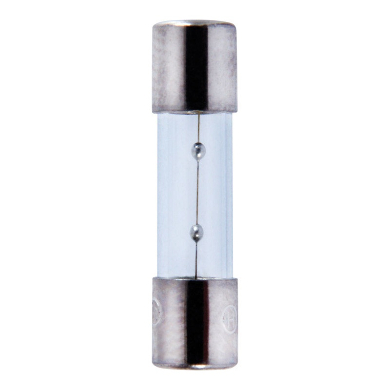 Jandorf Time Delay Glass Fuse 1 amps 250 volts 5 mm Dia. x 20 mm L 2 pk For Overload absorption