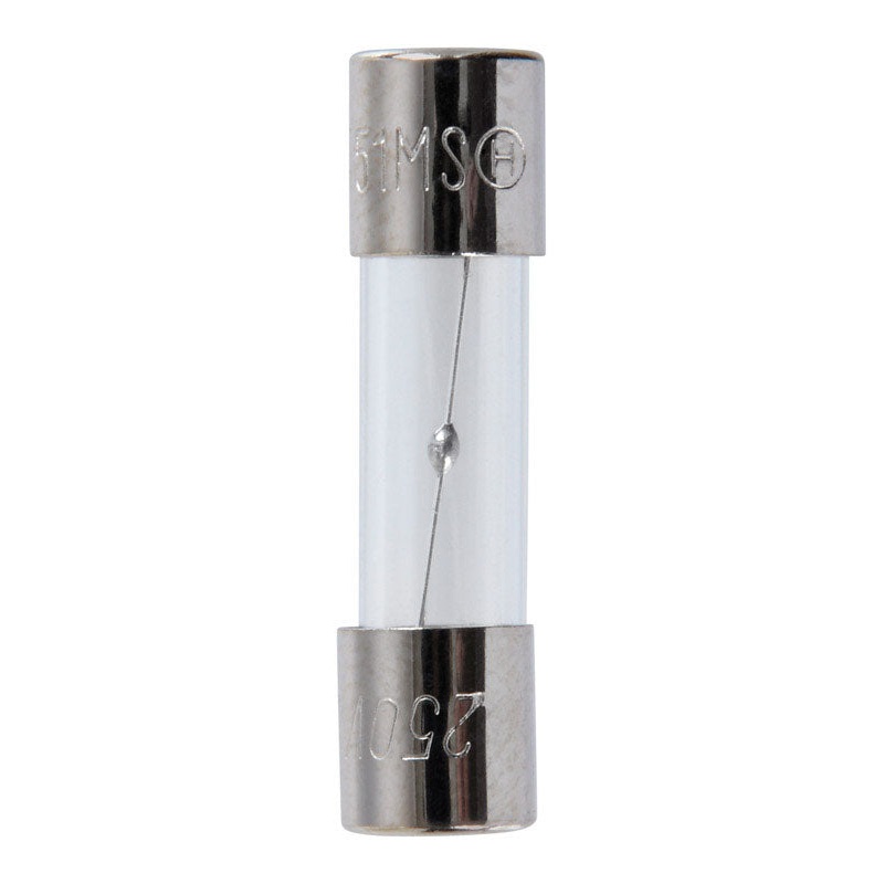 Jandorf Time Delay Glass Fuse 7 amps 125 volts 5 mm Dia. x 20 mm L 2 pk For Medium Time Delay
