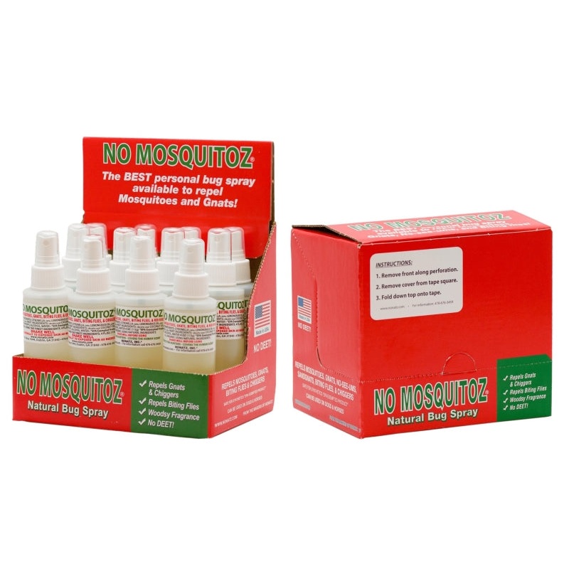 No Natz 4016 No Mosquitoz, 2 oz, Bottle, Pack of 12