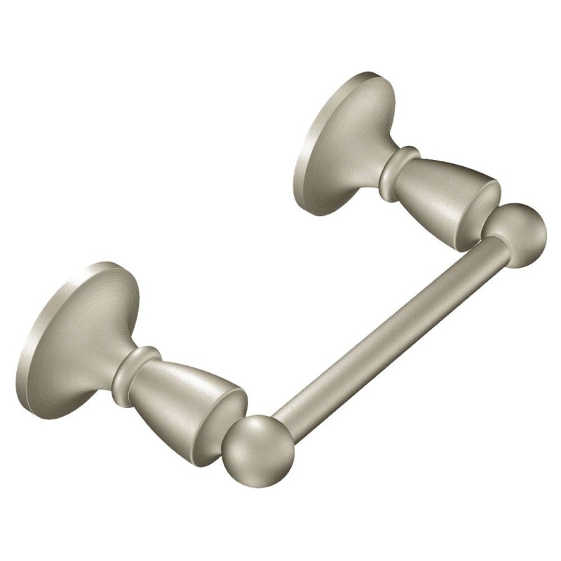 Moen DN8208BN Toilet Paper Holder, Zinc,, Includes: Template and Mounting Hardware