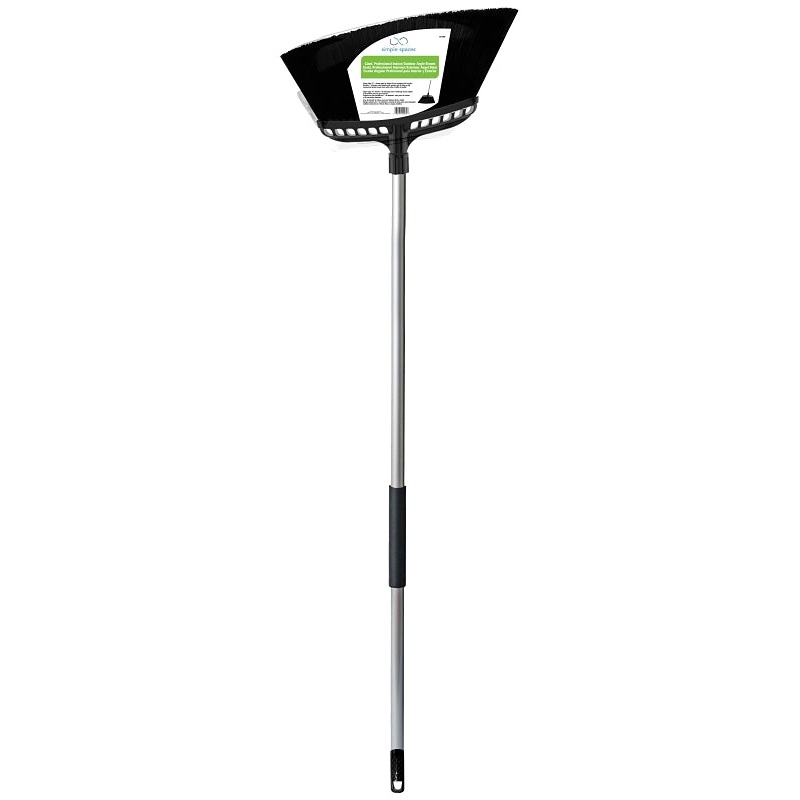 Simple Spaces 2032 Angle Broom, 11 in Sweep Face, Polypropylene Bristle, Steel Handle