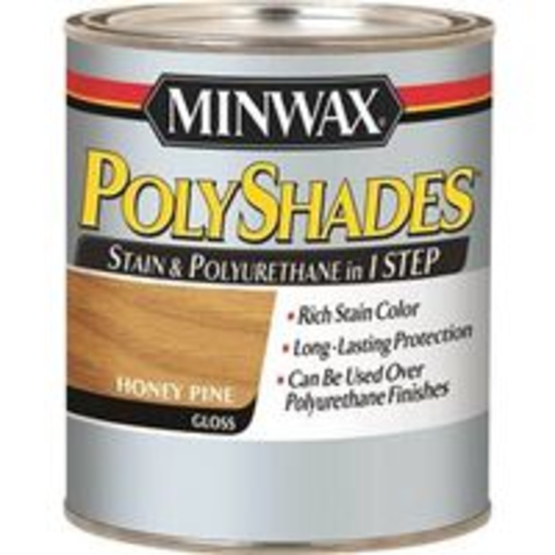 1/2 Pint Honey Pine Polyshade Stain and Finish