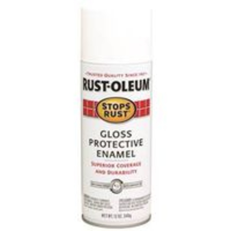 12 oz Gloss White Spray Enamel Paint