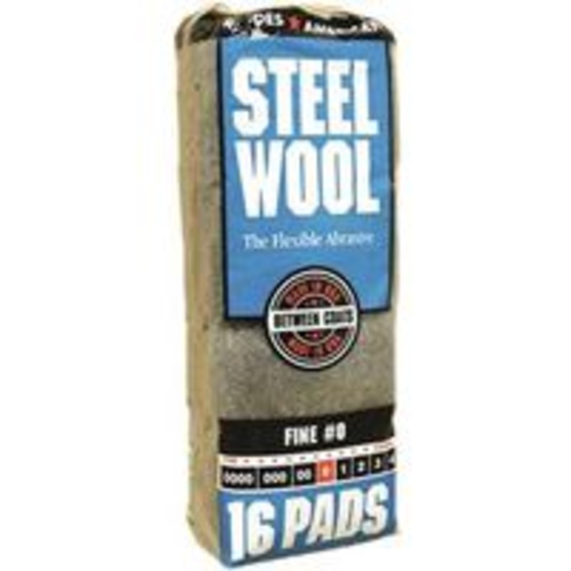 12-Pack #0 Steel Wool Pads for Paint
