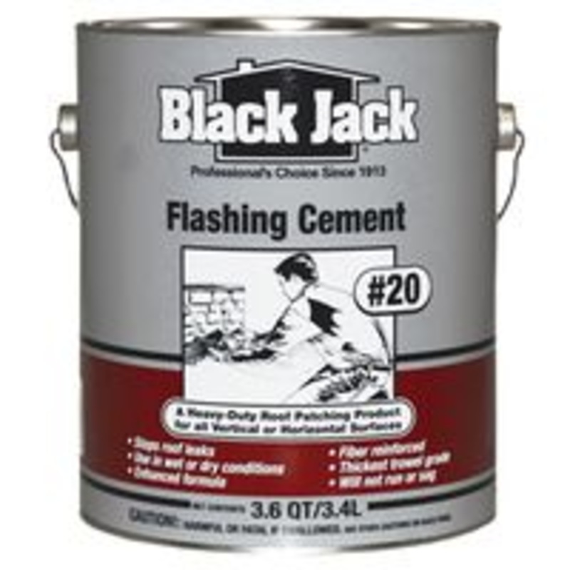 Cement Flashing Black Gallon Paint