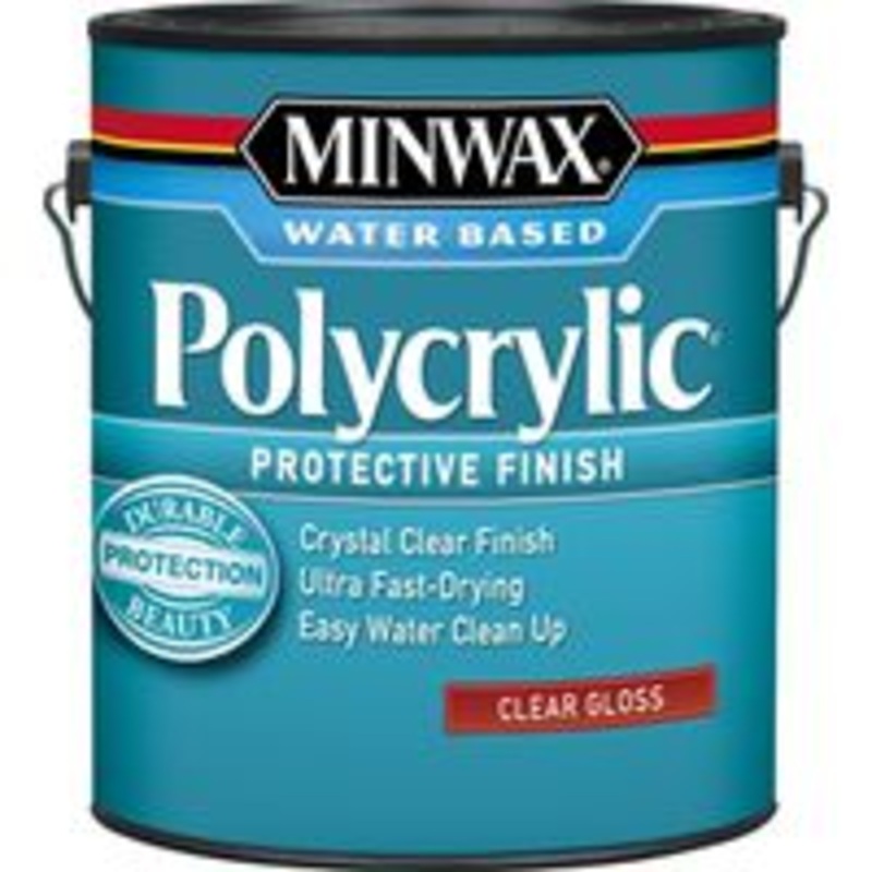 Finish Polycrylic Water-Based Clear Gloss