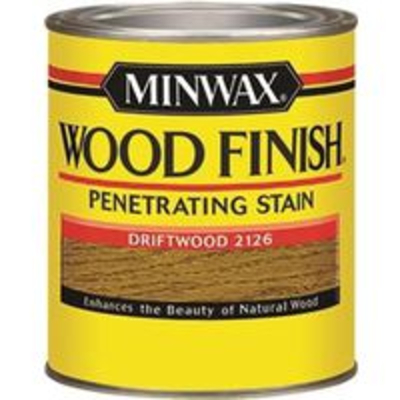 Finish Wood in Driftwood Stain and Finish for Interior Use