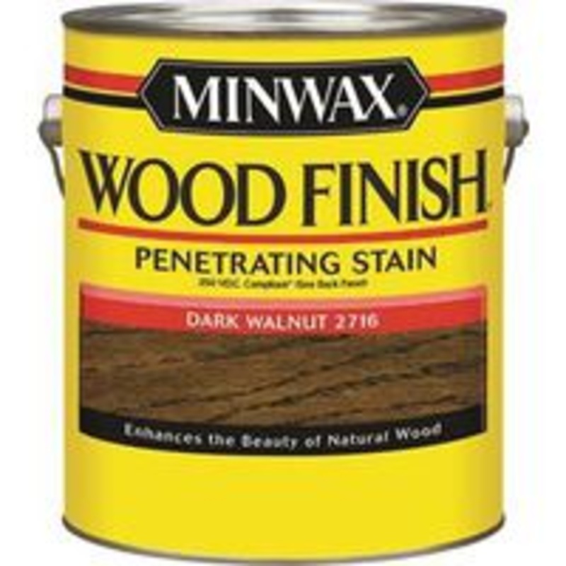 Finish Wood VOC Dark Walnut Interior Stain & Finish