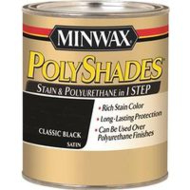 Stain Finish Wood Classic Black