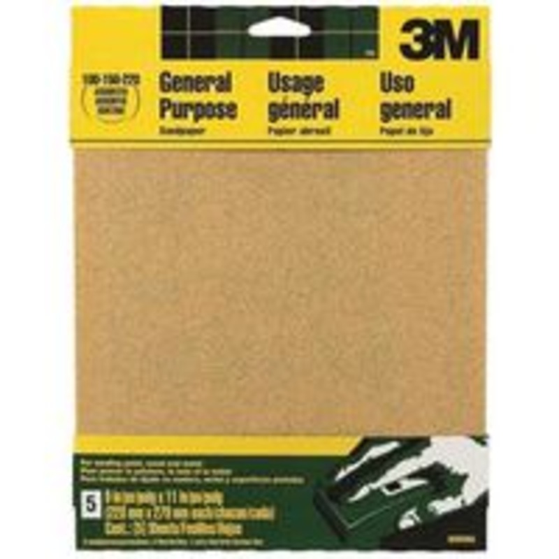 5-Pack Assorted ALO Sandpaper for Paint