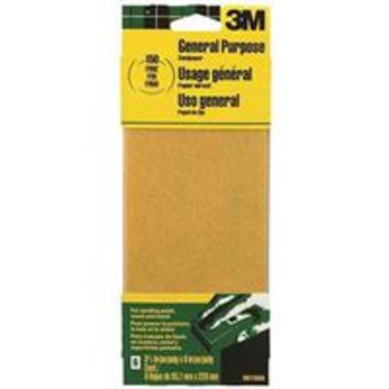 6-Pack 3-2/3 x 9 150-Grit Sanding Sheets
