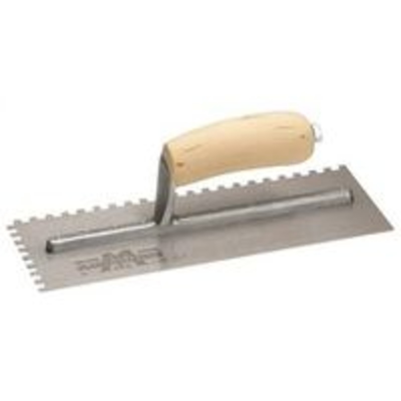 Square Notch Trowel 1/4 x 1/4 x 1