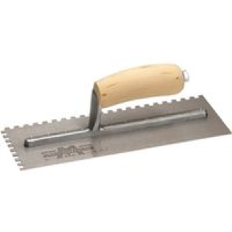 Square Notch Trowel 3/16 x 1/8 x 3