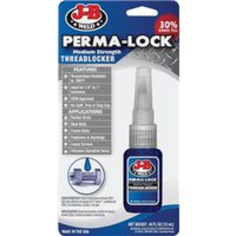 Threadlock High Strength Blue Adhesive, 13 oz.