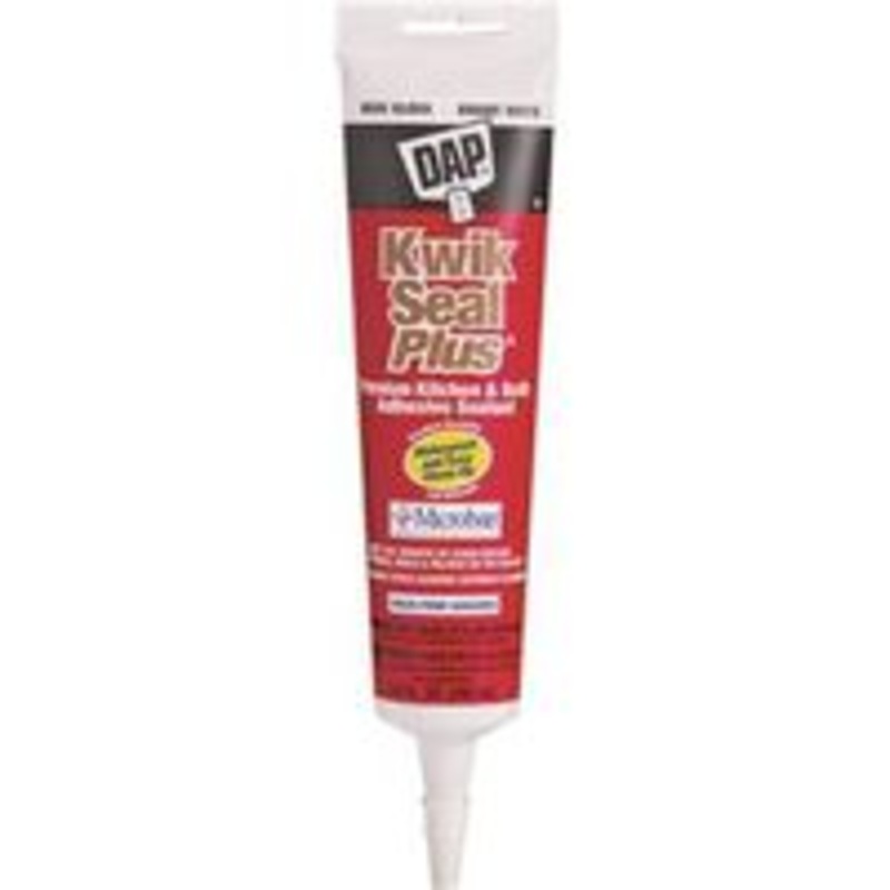 5.5 oz White Microban Caulk for Paint