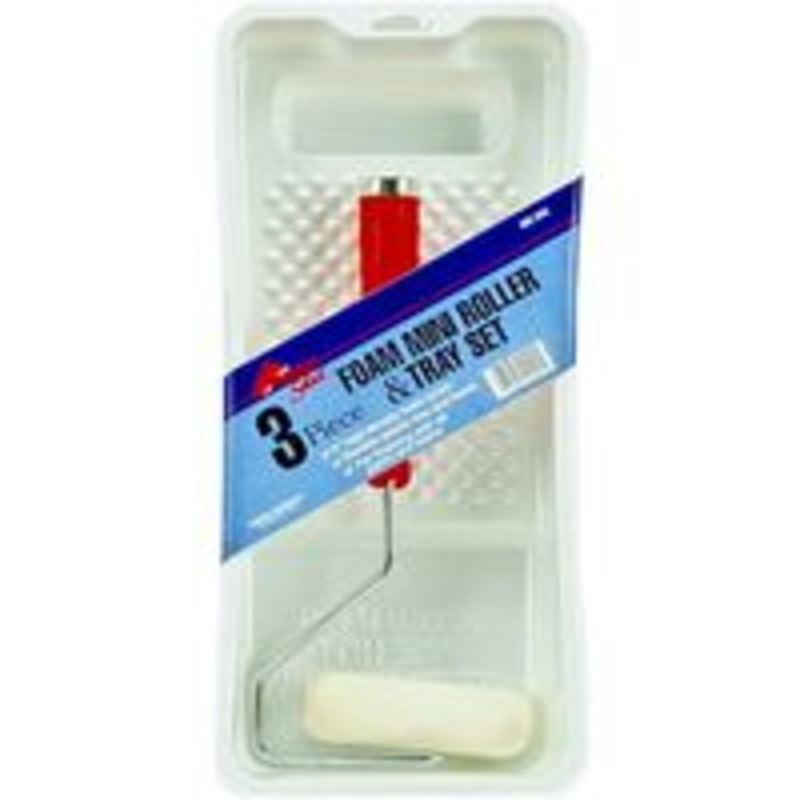 3-Piece Plastic Roller Tray Kit