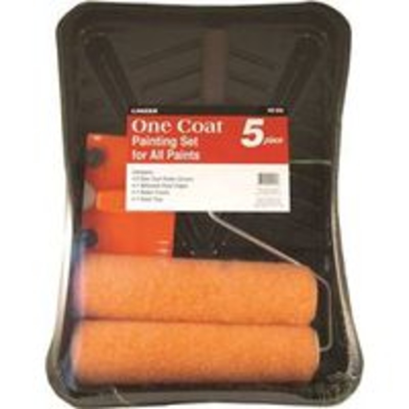 5-Piece Plastic Roller Tray Kit