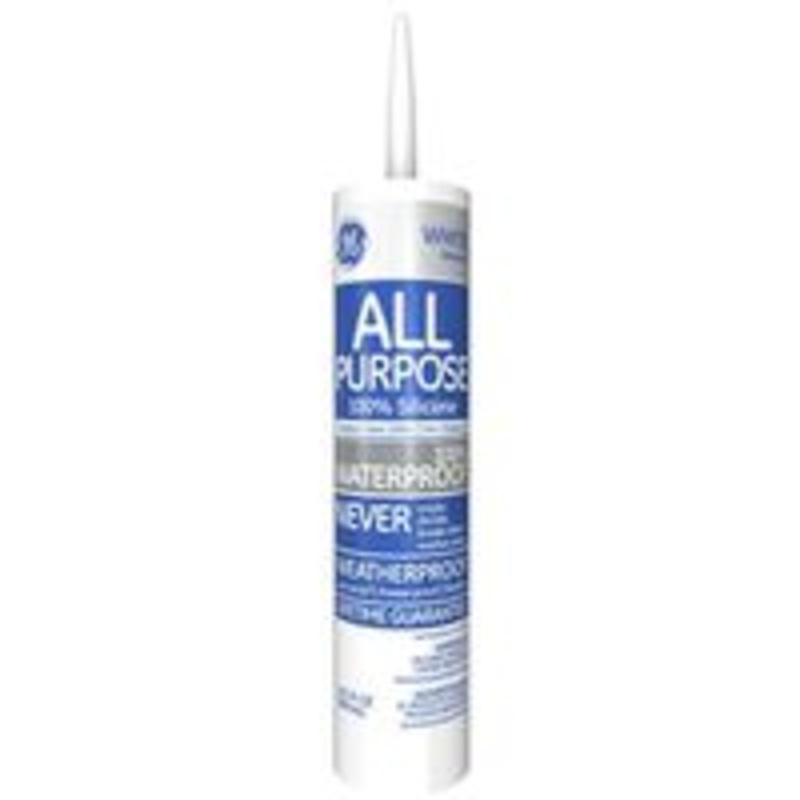 9.8 oz White Silicone Caulk for Paint