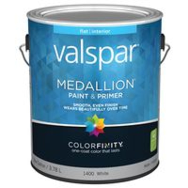 Valspar Interior Flat Latex Paint – White