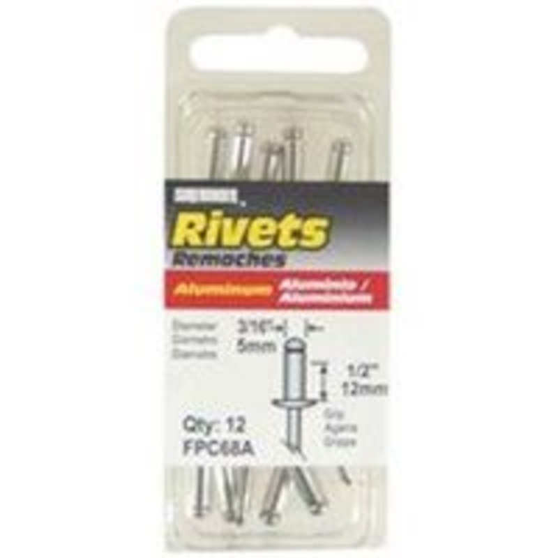 12-Pack Large Aluminum Rivets