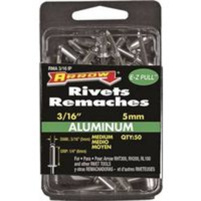 50-Pack Medical Aluminum Rivets