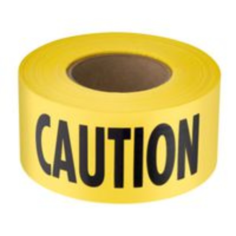 Caution Tape Yellow 1000′