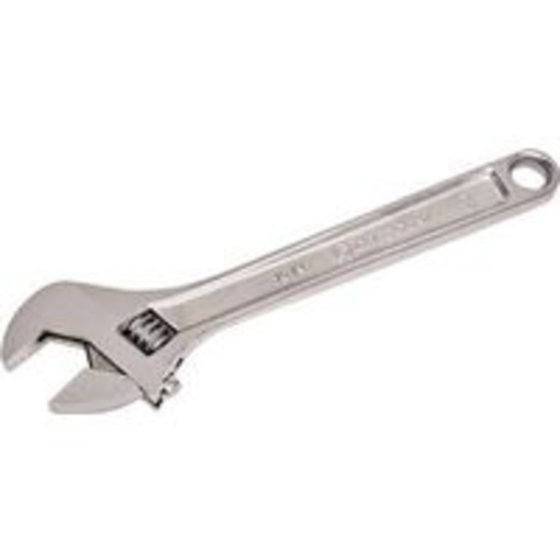 10 Chrome Adjustable Wrench (1.06 lbs)