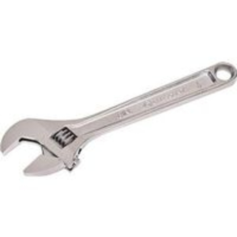 8 Chrome Adjustable Wrench