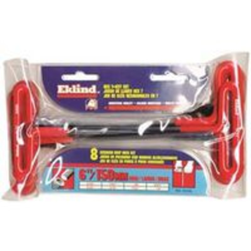 8-Piece T-Handle Hex Key Set