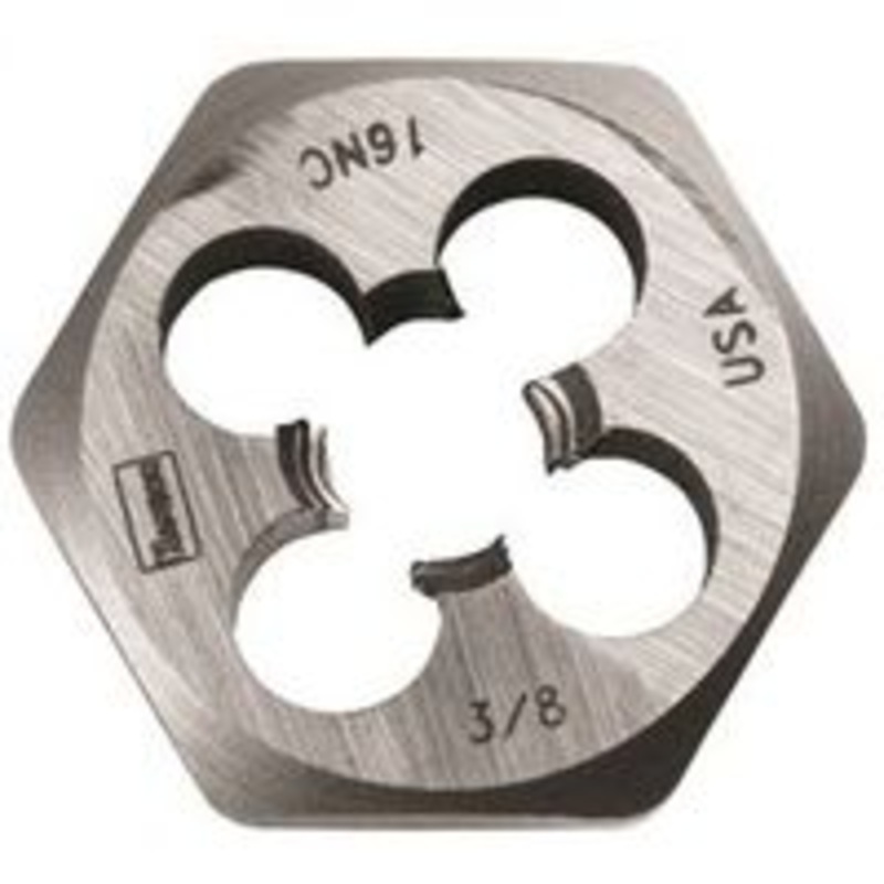 3/8 x 16 NC Hex Die