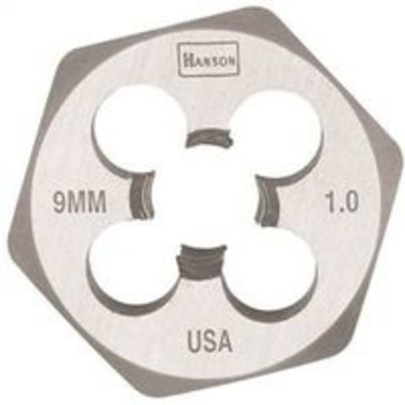 Die Hexagon 9mm-1mm Metric