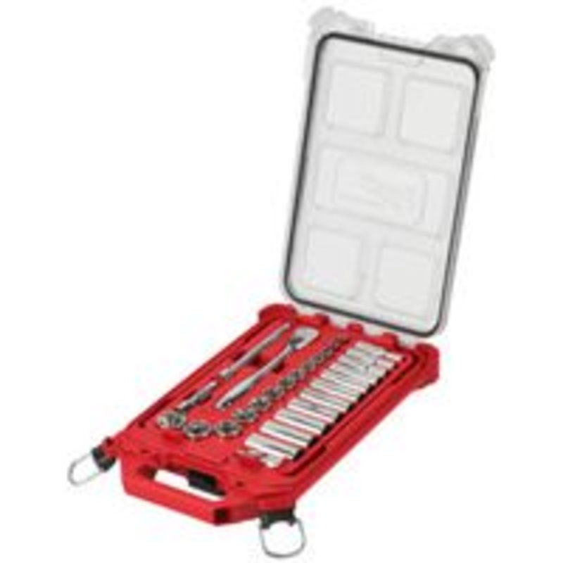 Socket and Ratchet Set with Organizer
