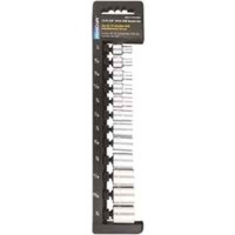 Socket Set, SAE, 3/8 Drive, 12-Piece