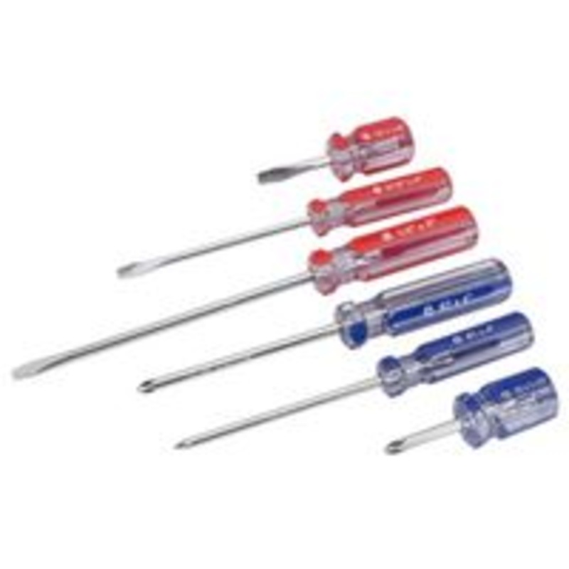 6-Piece Screwdriver Set with Rack