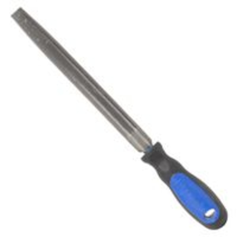 Half-Round Rubber File, 8-Inch