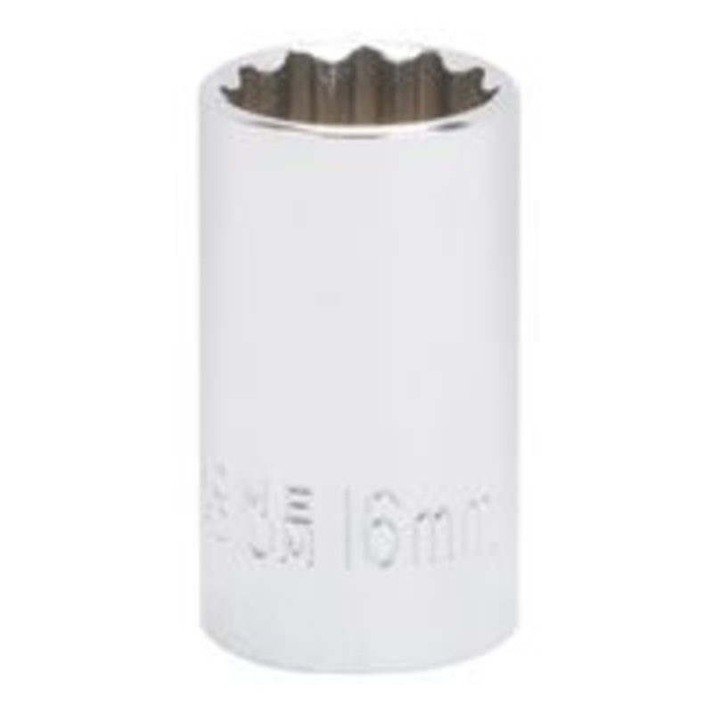 Socket Standard 16mm x 12 Point 1/2 Drive