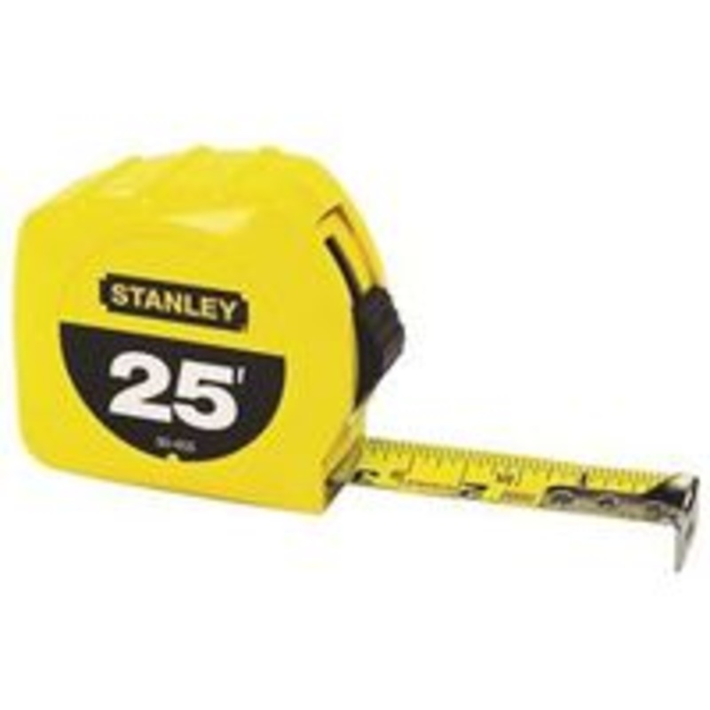 1 x 25′ Yellow Tape Measure