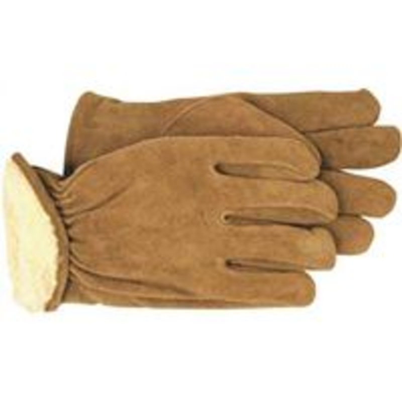 Split Leather Lined Gloves
